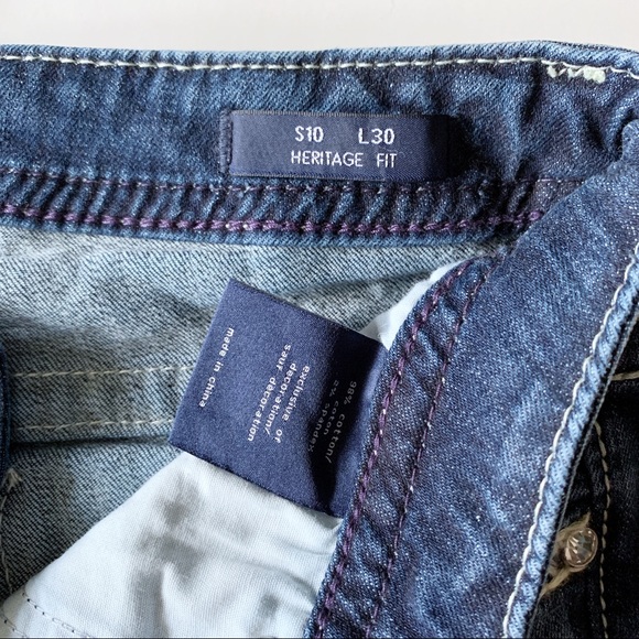 VIGOSS Straight Leg Boyfriend Jeans Raw Hem - Picture 6 of 8